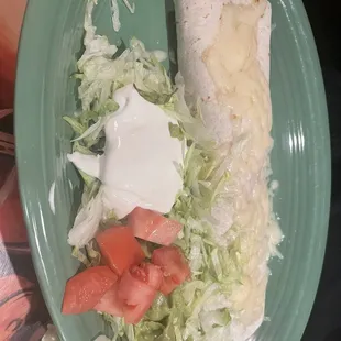 El Grande Burrito w steak