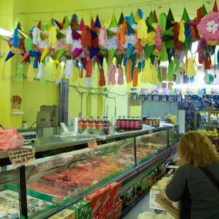 people shopping in a mexican market