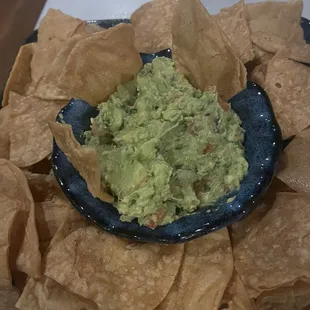 Guac and chips! Homemade- very good