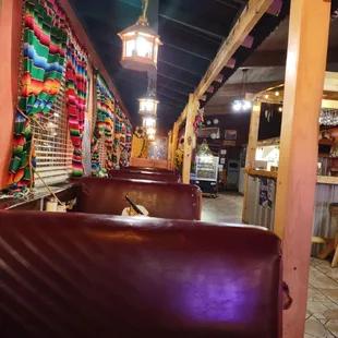 the interior of the restaurant