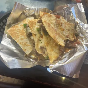 Steak quesadillas