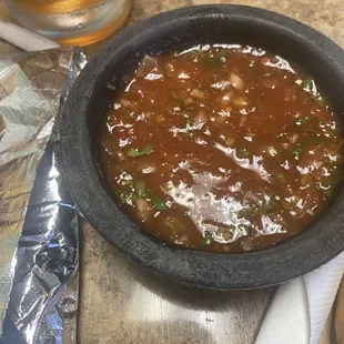 Homemade salsa