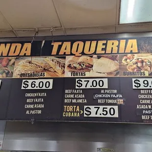 This is inside the gas station / mini store.