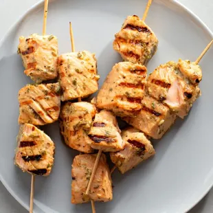 Salmon kabobs