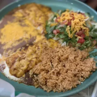 Grande Combo 2   Cheese Enchiladas