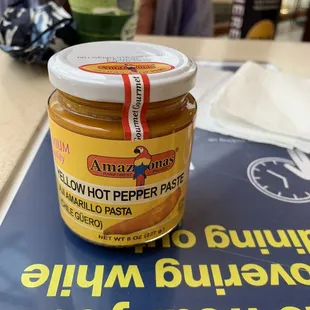 Aji Amarillo chili pepper paste