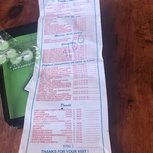 Menu ...