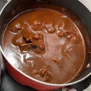 Chicken mole home cooked