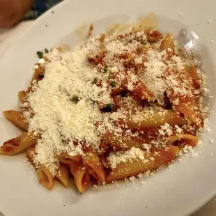 Side pasta  that came with veal shank