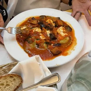 a plate of food on a table