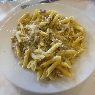 Rigatoni Salsiccie e Prataioli