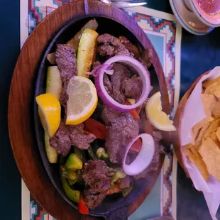 Steak fajita