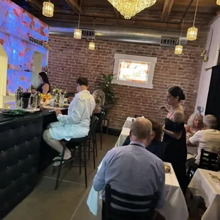 The whole dinning room