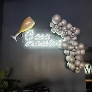 Casa Maestros Cocina (kitchen) and Tequila Bar back wall