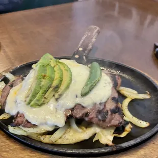 a plate of food on a table