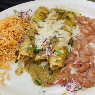 Verde enchiladas good, not great