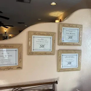 Award recognition