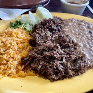 Barbacoa plate