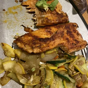 Salmon- Off the Grill side.