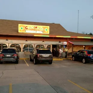 outside