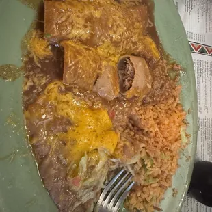 3. Two Enchiladas and Taco Combo