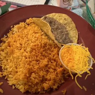 Kids taco ground beef