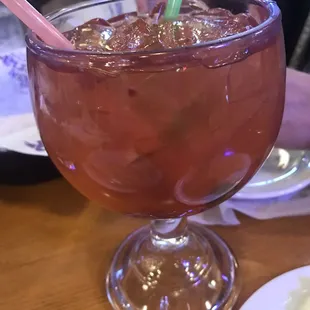 Berry chantilly margarita.  Delicious