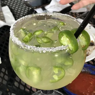 Jalapeño margarita