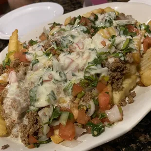 Papas Locas fries were undercooked