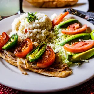 a plate of food