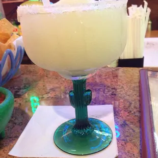 Pretty glass for my margarita