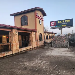 Front of store