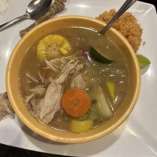 Best Caldo and shrimp dinner! Highly recommend !