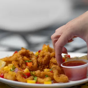 a plate of food