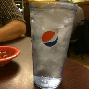 We always drink water