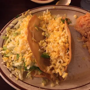 Taco (didn't want much as late in the day.).