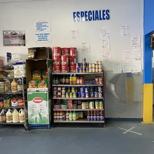 Small grocery area