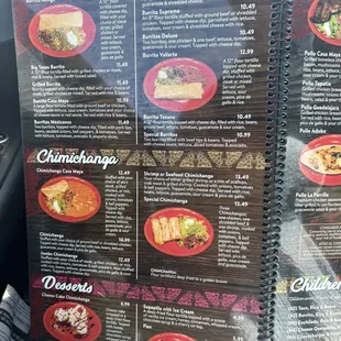 ramen and noodles, menu