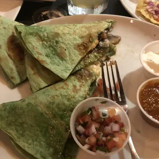 Mushroom Quesadilla