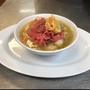 Black pepper chicken soup