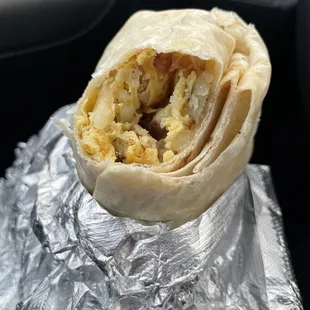 Yummy Breakfast Burrito