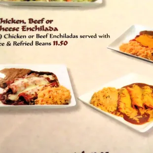 a menu for a mexican restaurant