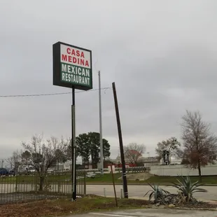 a sign for a mexican restaurant