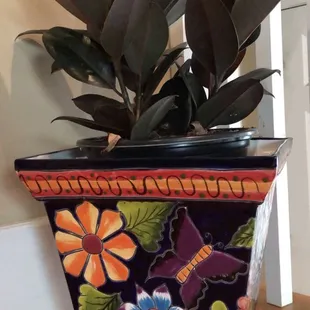 Beautiful Mexican Pot. Stunning colors!