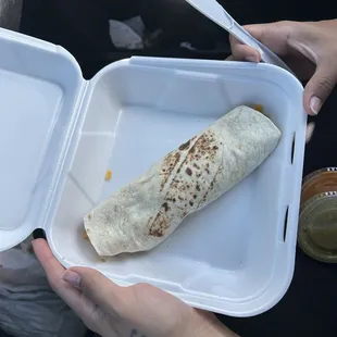 $15 breakfast &quot;burrito&quot;
