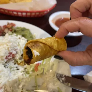 Beef Flautas