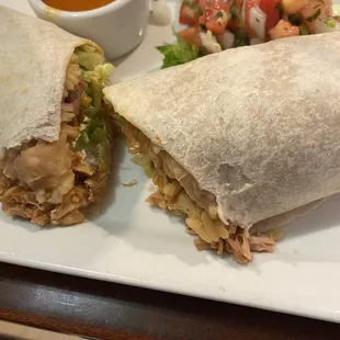 Chicken Burrito Dinner Special