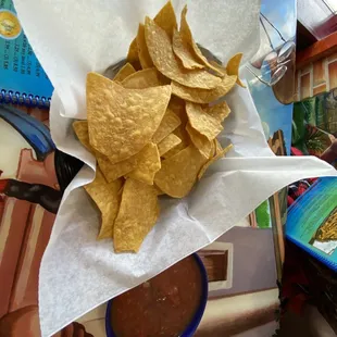 Chips and salsa were great taste