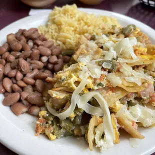 Chilaquiles with nopales