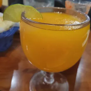 Peach mango margarita